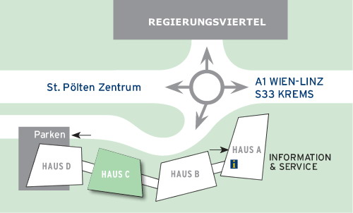 Anfahrtsplan zur NÖW