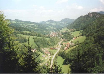 Blick nach Frankenfels