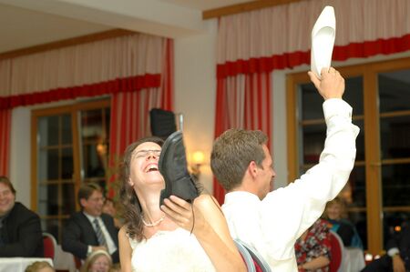 Schuhtanz bei Hochzeit