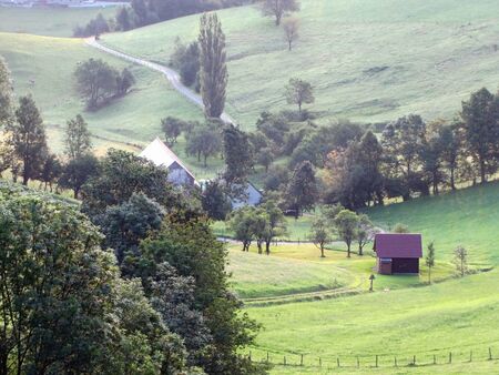 Bauernhof im Klaustal beim Abstieg