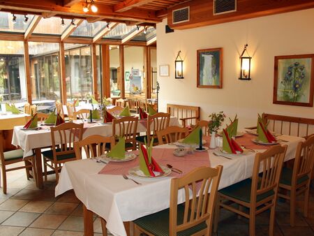 Osteressen - Wintergarten Innenhof