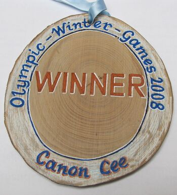 Almolympiade Siegesmedaille Beispiel