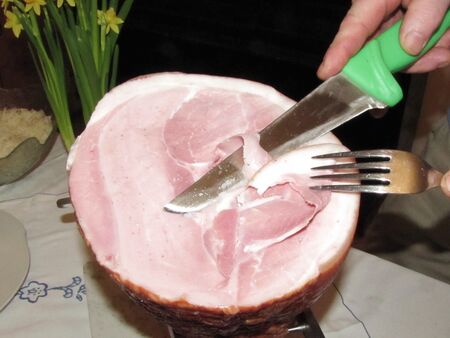 regionaler Saunaschinken beim Buffet