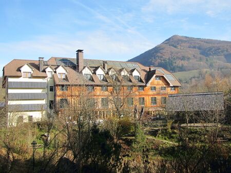 Blich Südgartenhaus Spätherbst