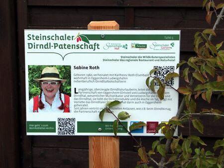 Dirndlpatenschild von Sabine