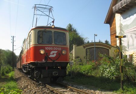 Alte Lok 1099 mit MZB-Bild beim Steinschalerhof