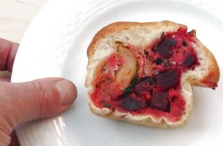 vegetrarisch: Rote Rüben-Krapferl