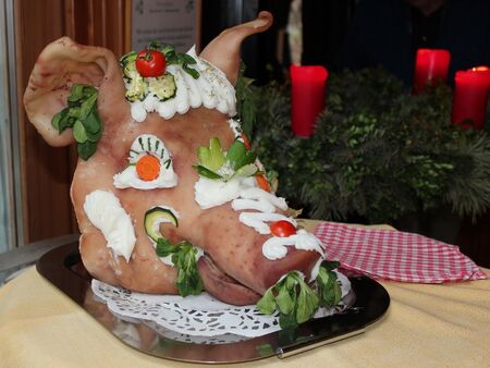 Schweinskopf zu Silvester um Mitternacgt