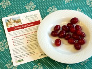 Biologische Produktion der Dirndln und Dirndlkarte