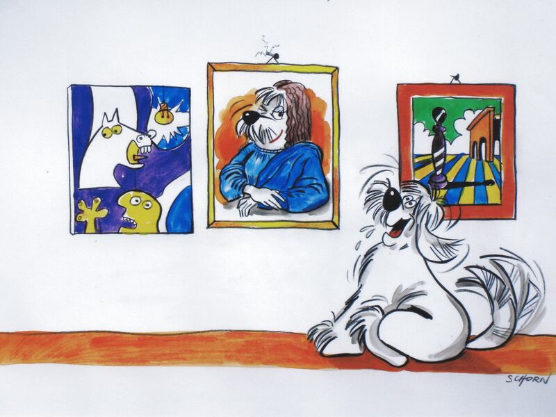 Datei:Hund in Galerie.jpg