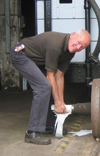 Erich Dürnecker in Aktion