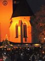 Advent vor der Kirche in Fankenfels