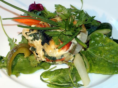 Veganer Auflauf - mit Wildkräutern