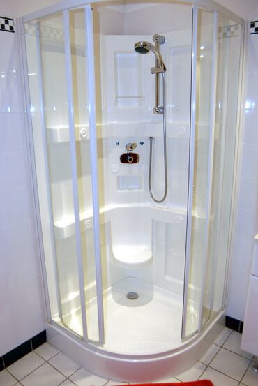 Massagedusche im Dorfhotel