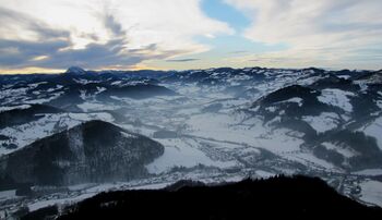 Gaisbühel- Winterblick von Spitzmauer
