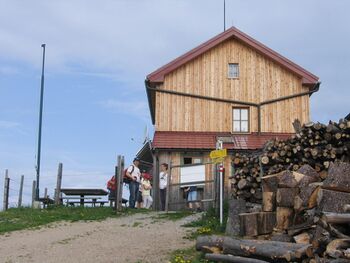 Eisensteinhütte von Norden