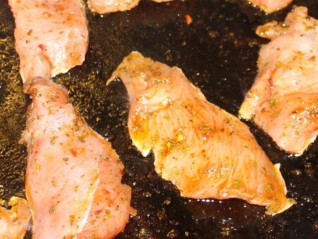 Truthahnfilets auf dem Grill