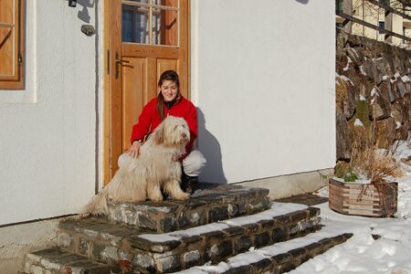 Johanna und Paula zu Silvester 2011 im Steinschaler Dörfl