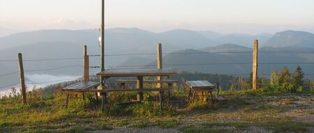Eisenstein Bankerl am Morgen