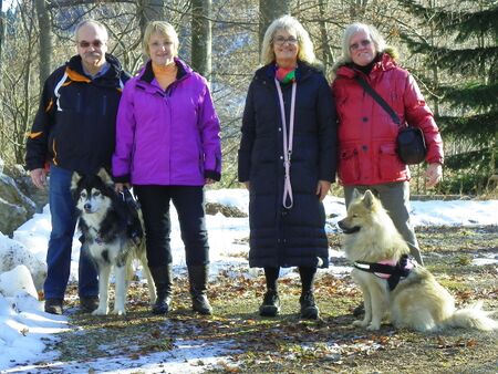 von li: Fam. Familie Schilha, Fam. Lindegger mit Akira und Rocky