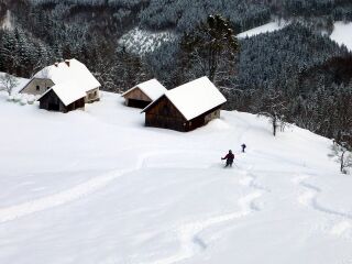 Geissenberg Abfahrt - Februar 2013
