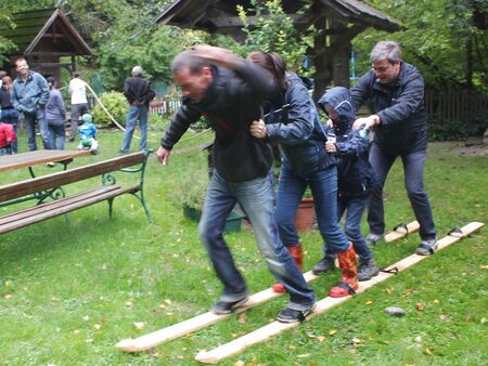 spannender Teamschi Bewerb