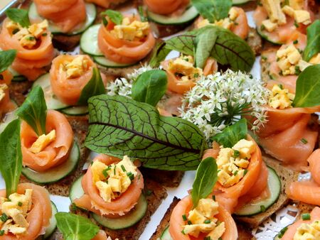 Vorspeise - geräuchterter Fisch