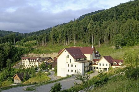 Blick aufs Dorfhotel