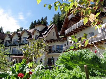 Blick auf Talblick und Jagdhaus