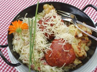 Saumeise mit Kren - herzhaft und regional