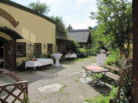 Mostiniumsplatz im Sommer