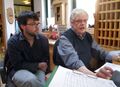 Felix Weiß (Videos) und Ronny Pfeffer (Internet) - v. links