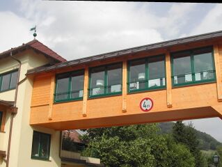 Übergang von Außen