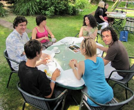 Gerlad Wirth mit Team