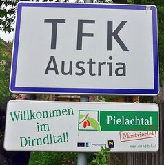 Ortstafel für TFK