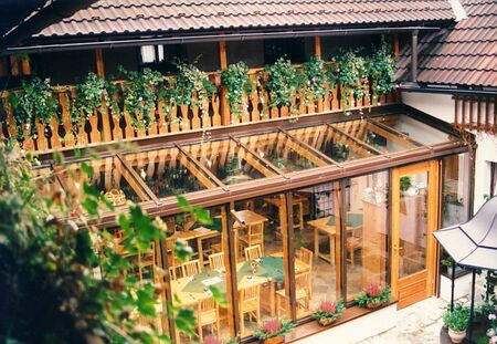 Wintergarten für Buffet