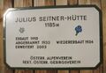 Hüttenschild - Eisenstein