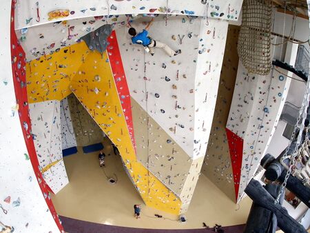 Kletterhalle innen