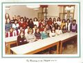 Schulfoto Annemarie Weiß; Kirchberg 1974