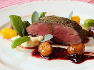 regionales Hirschsteak