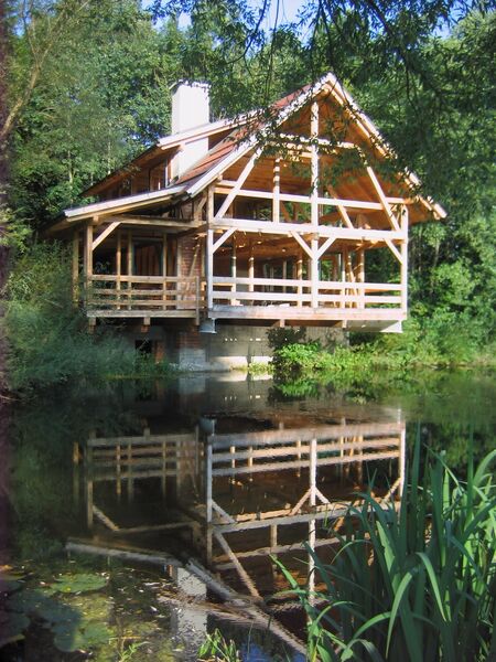Wassergartenhaus in Bau - Fertigstellung 2017
