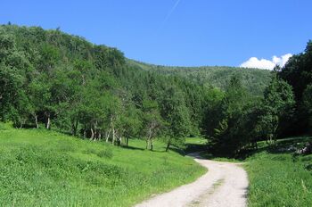 Aufstieg von Kirchberg über Sois - erste Wüstung