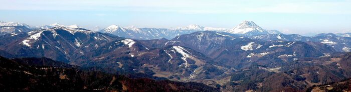 Blick nach Süden von der Hinteralm
