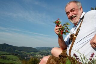 Johann Weiß mit Dirndlzweig 2011