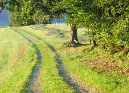 Blick auf Kirchberg un Warth: Edt - Eben