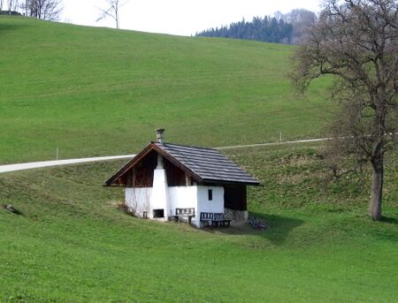 Dörrhaus in de Nähe der Martinskiirche