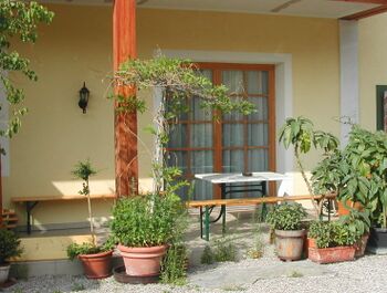 Terrasse des Zimmers 24