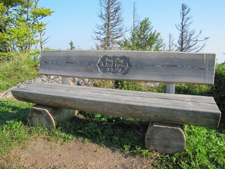 Ruhebankerl beim Wandern