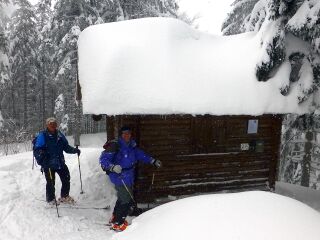 Geissenberg-Hütte im Winter