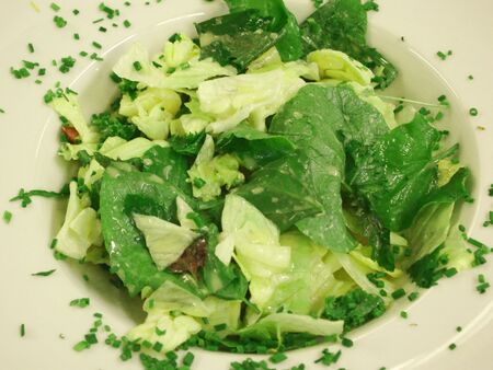Blattsalat mit Wildkräutern